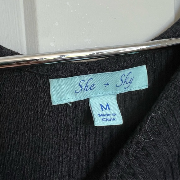 Black Dress with Cutout - Picture 5 of 5